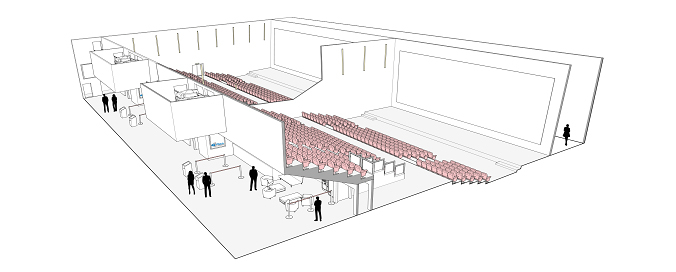 PLACOPLATRE - Systme Cinestil - Cloisons acoustiques grande hauteur pour les cinmas et les salles de spectacles