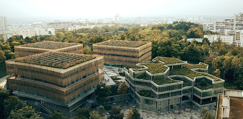Le projet du mois - Open Source Campus à Nanterre (92) - Régénération architecturale et urbaine de l'ancienne Ecole d'Architecture de Nanterre