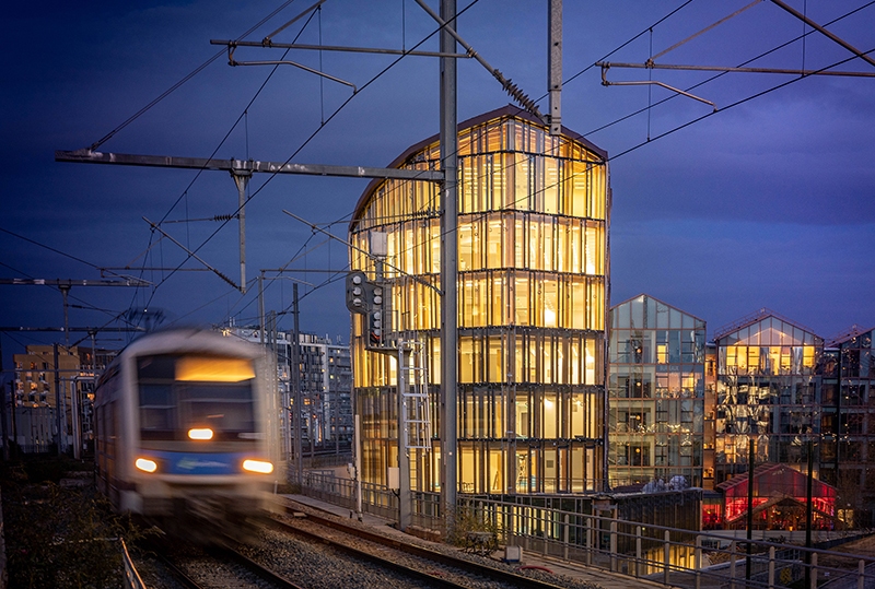 Le projet du mois - Structure mixte bois-béton pour les futurs bureaux de l'Urssaf, Paris 19 - Au coeur du parc tertiaire du Pont de Flandre, un projet signé par l'architecte Anne Carcelen