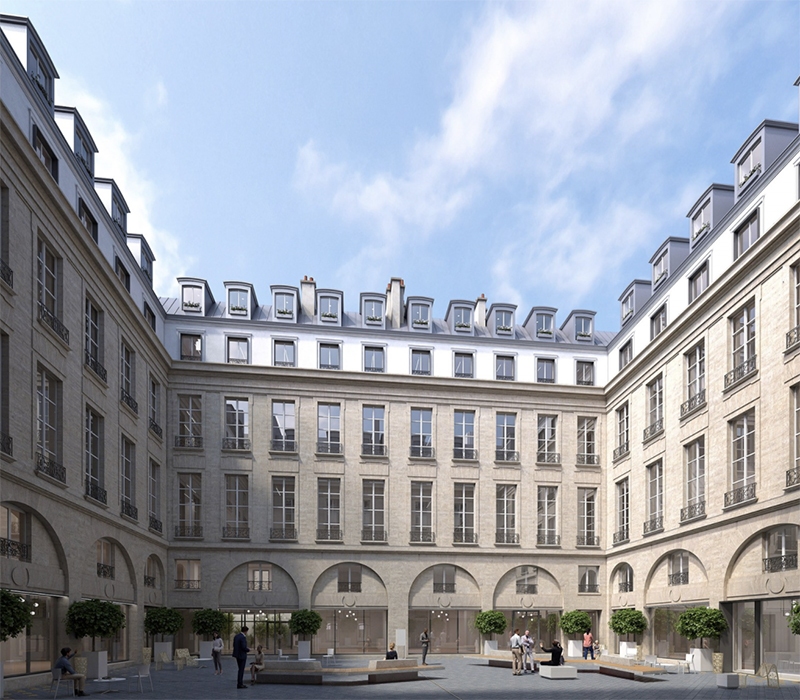 Le projet du mois - Carré Concorde, rue Saint-Florentin, Paris - Réhabilitation de deux hôtels particuliers du 18ème siècle en bureaux d'exception