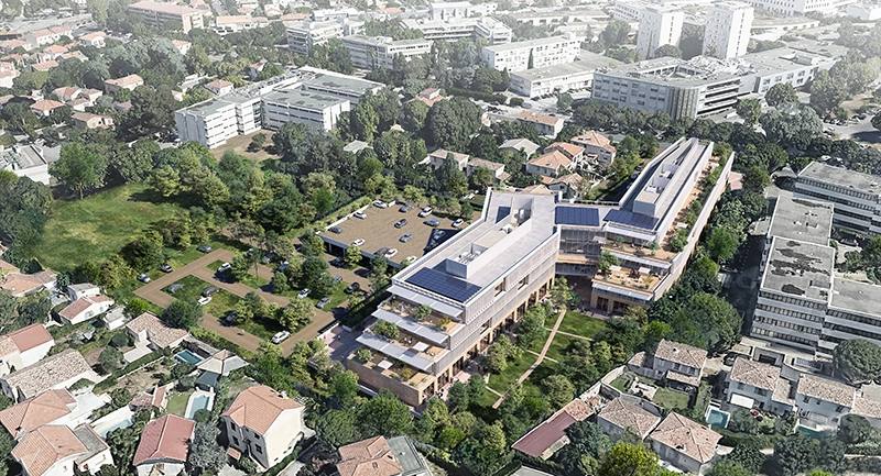 Le projet du mois - Nouveau sige de l'URSSAF PACA  Marseille - L'URSSAF confie  STUDIOS Architecture la conception de son nouveau sige rgional