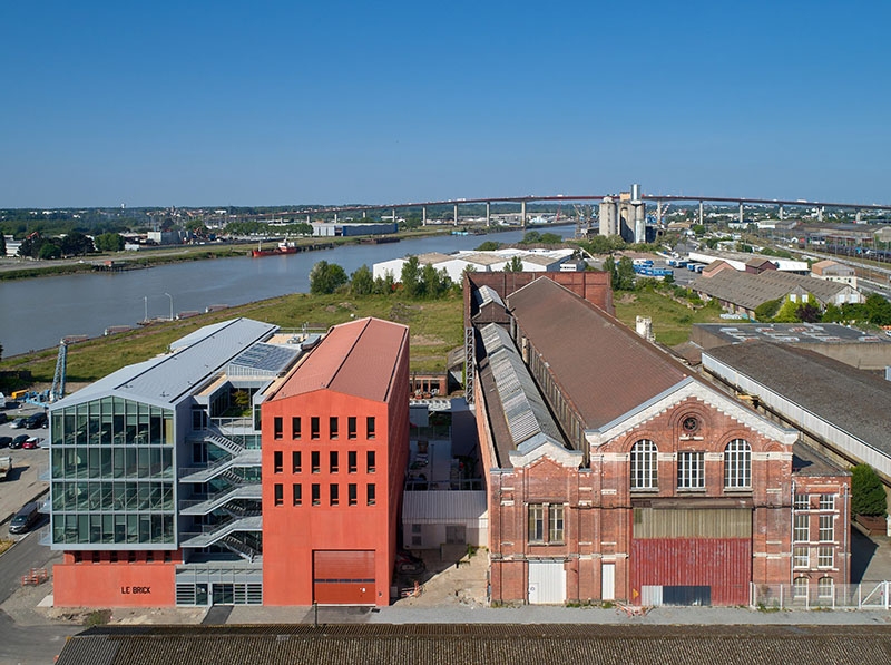 Le projet du mois - Le Brick  Nantes imagin par AIA Life Designers - La cale de l'ancienne usine lectrique du Bas-Chantenay entame sa mutation