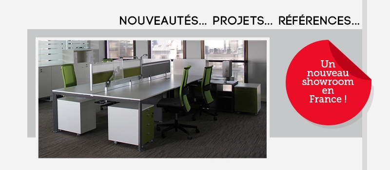 Nouveauts... Projets... Rfrences... Un nouveau showroom en France !