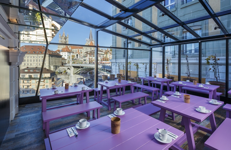 Le projet du mois : Rénovation du Swiss Wine Hotel & Bar Lausanne, Suisse