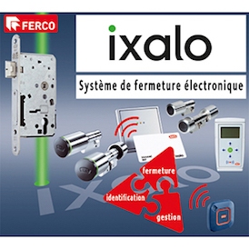 FERCO SAS - Système de contrôle d'accès IXALO - Les avantages d'un organigramme mécanique avec ceux d'un contrôle d'accès électronique