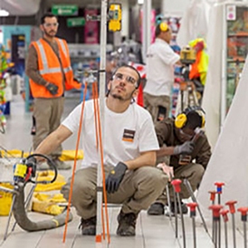 URETEK - Procd Floor Lift - Stabilisation d'un hypermarch de 11 000 m