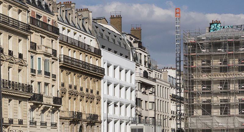 Le projet du mois - Le SHIFT au 54 rue de Londres, Paris - Un ensemble immobilier repens et rnov par AXEL SCHOENERT ARCHITECTES