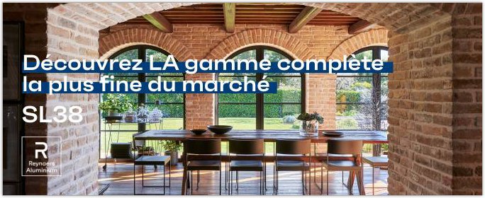 REYNAERS ALUMINIUM - SlimLine 38 - La gamme complte la plus fine du march