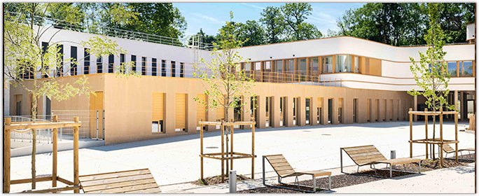 STO - StoTherm Mineral COB - Une fa�ade toute en courbes sur une construction � ossature bois