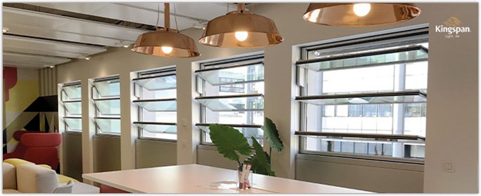 Kingspan Light + Air - Ch�ssis � ventelles COLTLITE - Une solution performante de d�senfumage et ventilation naturelle